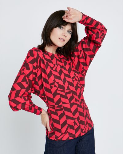 Lennon Courtney at Dunnes Stores Chevron Print Jersey Top